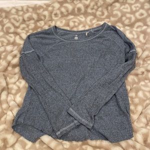 Size small blue gray basic tee